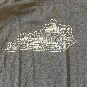 Kentucky Tee Gildan Softstyle Ring Spun Tee in Dark Gray